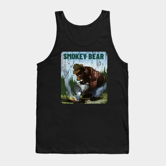 SMOKEY BEAR Tank Top by Cult Classics